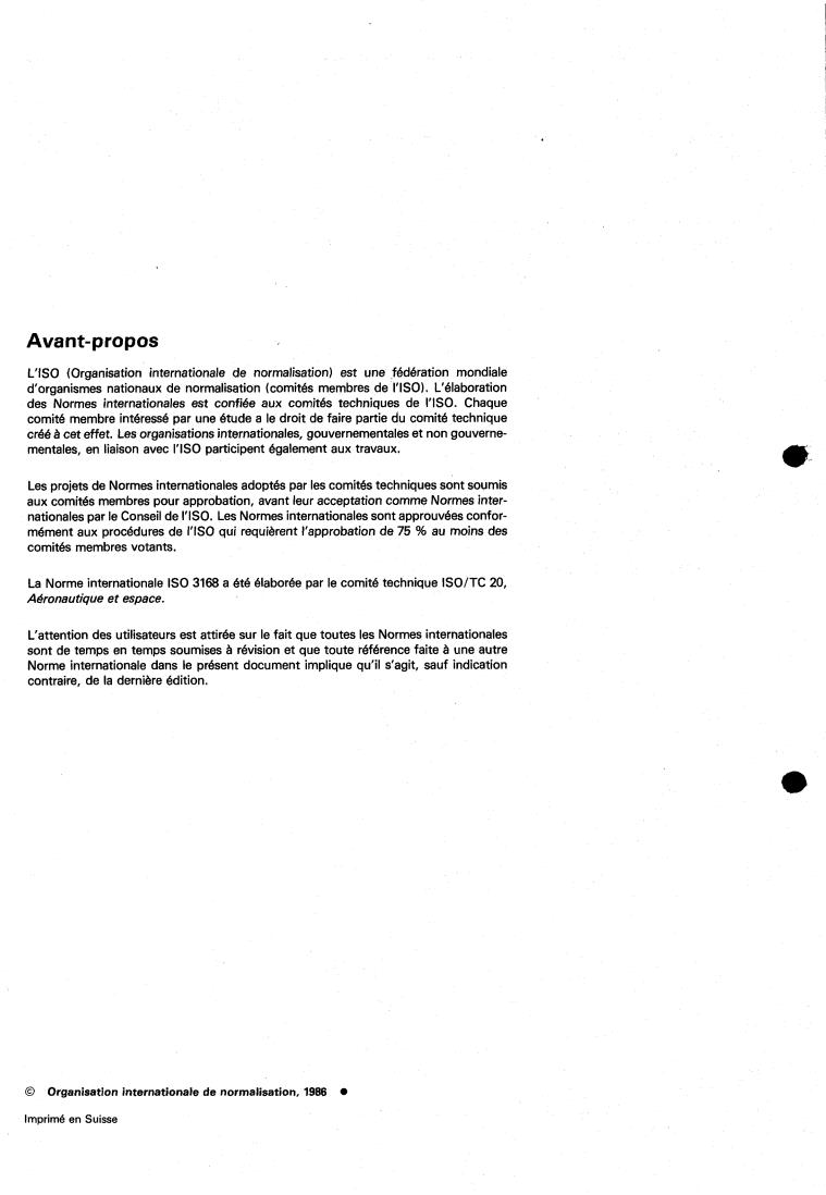 ISO 3168:1986 ISO 3168:1986 - Aerospace — Self-locking, fixed, single-lug anchor nuts with counterbore, classification 1 100 MPa/235 degrees C
Released:6/19/1986 - Page 2 preview