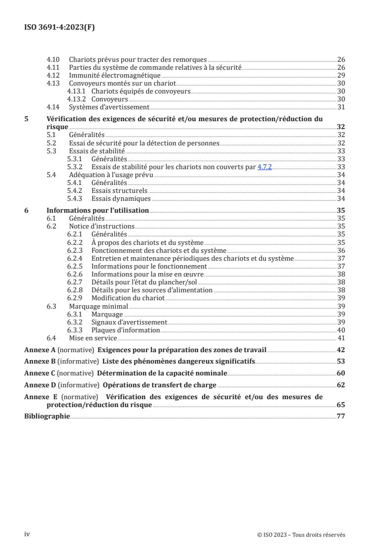 ISO 3691-4:2023 ISO 3691-4:2023 - Chariots de manutention — Exigences de sécurité et vérification — Partie 4: Chariots sans conducteur et leurs systèmes
Released:12. 06. 2023 - Page 4 preview