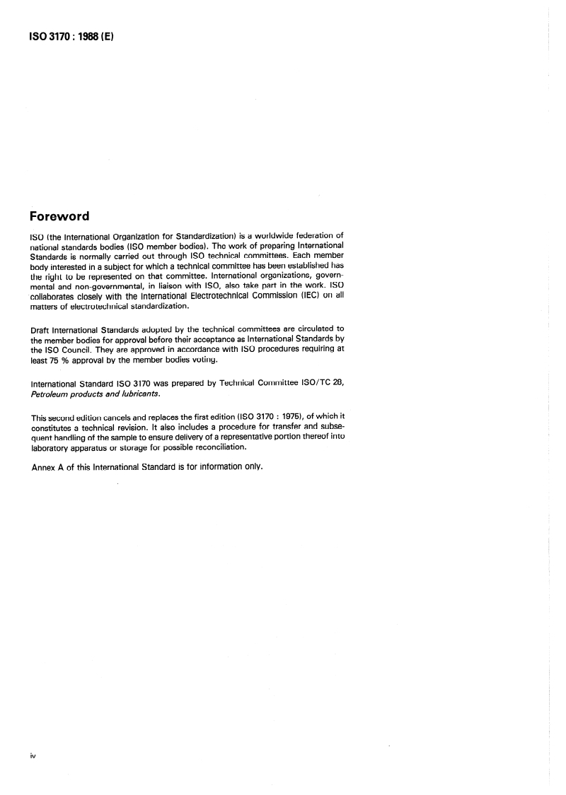 ISO 3170:1988 ISO 3170:1988 - Petroleum liquids — Manual sampling
Released:9/1/1988 - Page 4 preview