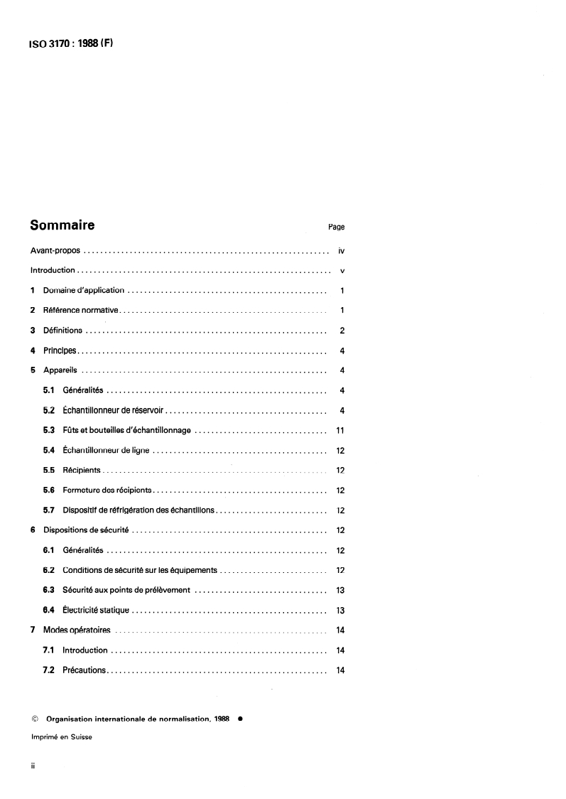 ISO 3170:1988 ISO 3170:1988 - Produits pétroliers liquides — Échantillonnage manuel
Released:9/1/1988 - Page 2 preview