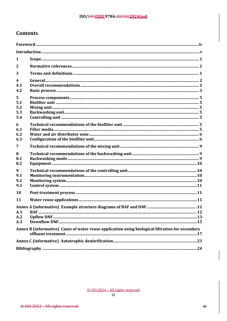 REDLINE ISO/FDIS 9784 - Guidelines for biological filtration of secondary effluent for water reuse
Released:25. 07. 2024