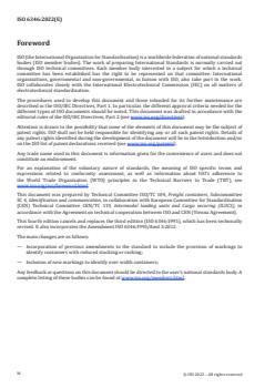 ISO 6346:2022 ISO 6346:2022 - Freight containers — Coding, identification and marking
Released:4/26/2022 - Page 4 preview