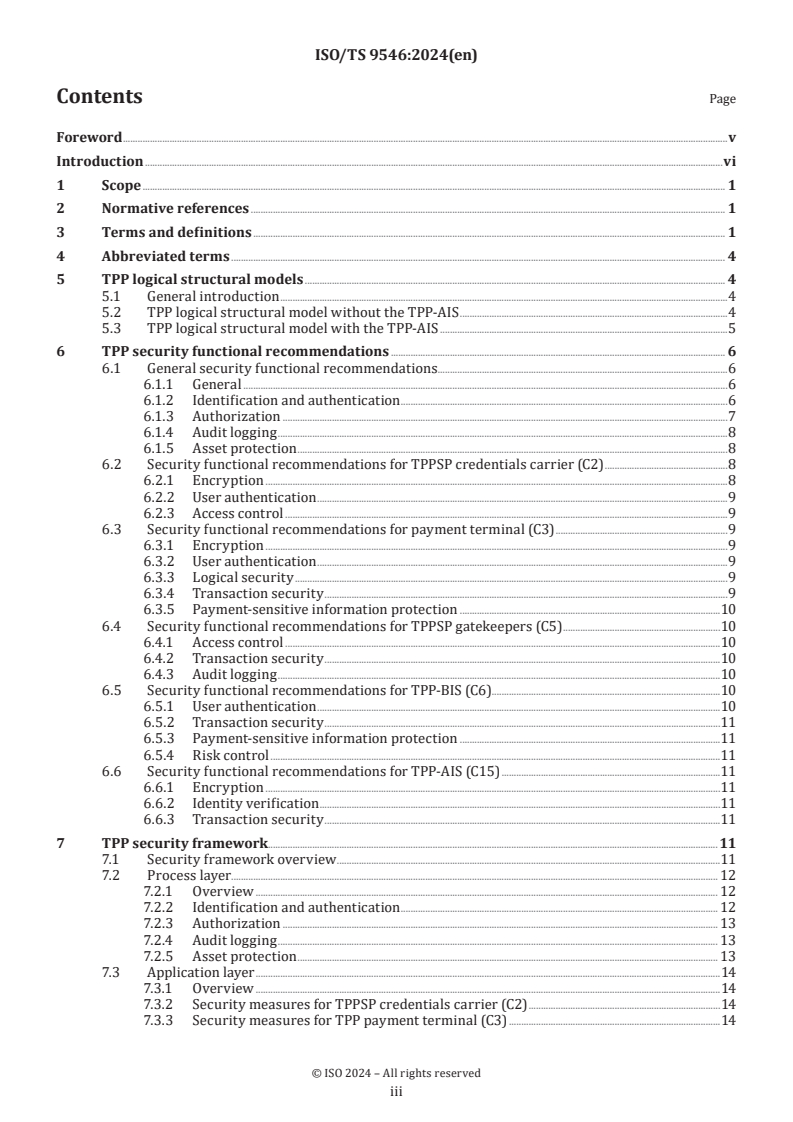 ISO/TS 9546:2024 - Guidelines for security framework of information systems of third-party payment services
Released:12/19/2024