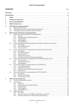 ISO/TS 9546:2024 ISO/TS 9546:2024 - Guidelines for security framework of information systems of third-party payment services
Released:12/19/2024 - Page 3 preview