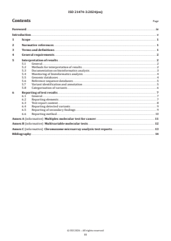 ISO 21474-3:2024 - In vitro diagnostic medical devices — Multiplex molecular testing for nucleic acids — Part 3: Interpretation and reports
Released:11/15/2024 - Page 3 preview