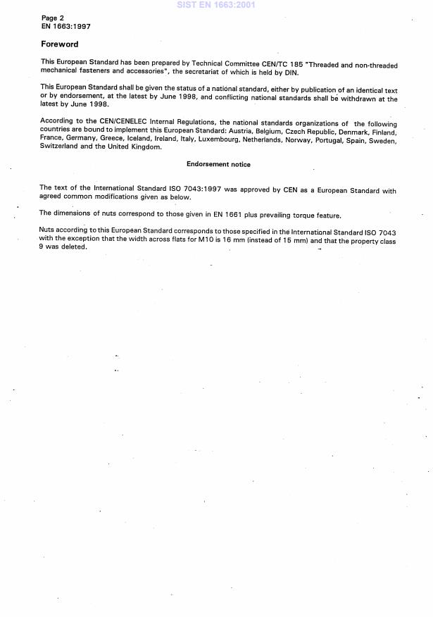 EN 1663:1997 EN 1663:2001 - Page 4 preview