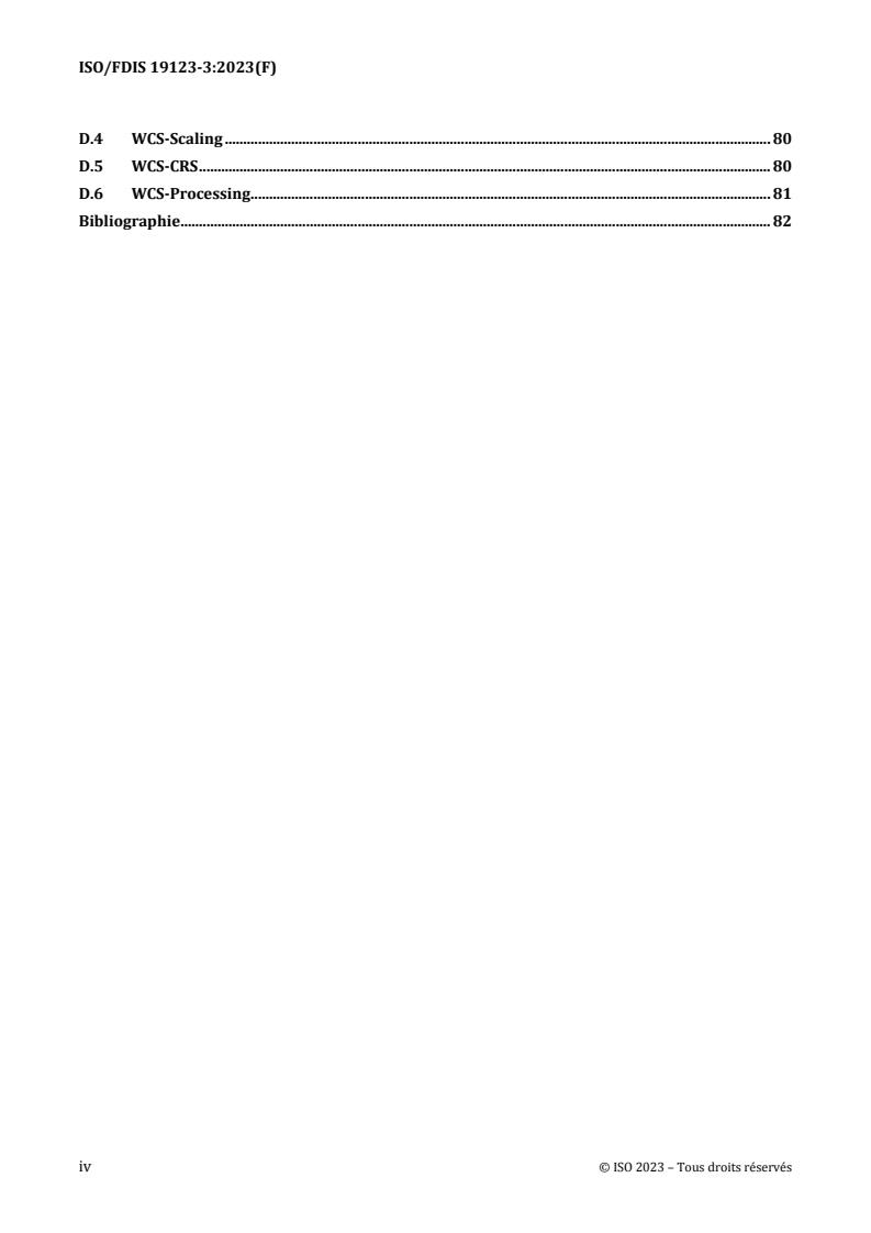 ISO 19123-3:2023 ISO 19123-3:2023 - Information géographique — Schéma de la géométrie et des fonctions de couverture — Partie 3: Principes de base du traitement
Released:21. 06. 2023 - Page 4 preview