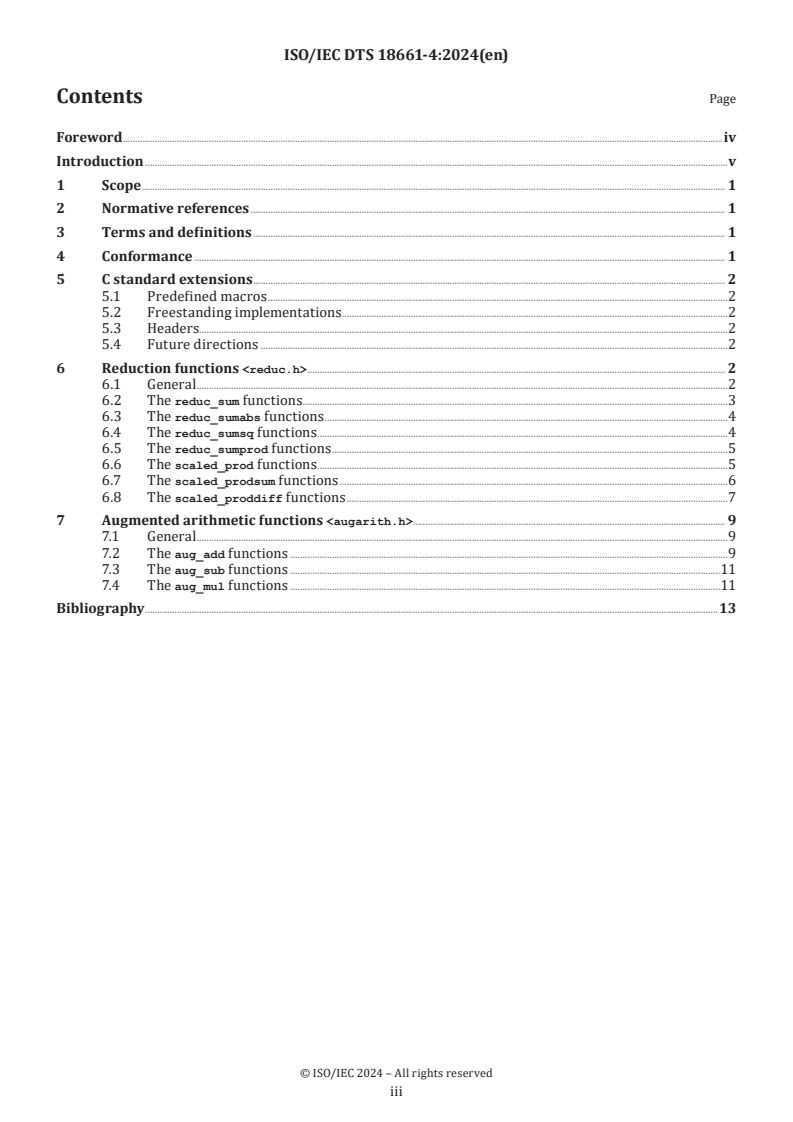 ISO/IEC DTS 18661-4 - Programming languages, their environments, and system software interfaces — Floating-point extensions for C — Part 4: Supplementary functions
Released:11/22/2024