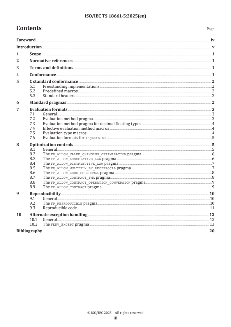 ISO/IEC TS 18661-5:2025 - Programming languages, their environments, and system software interfaces — Floating-point extensions for C — Part 5: Supplementary attributes
Released:14. 03. 2025