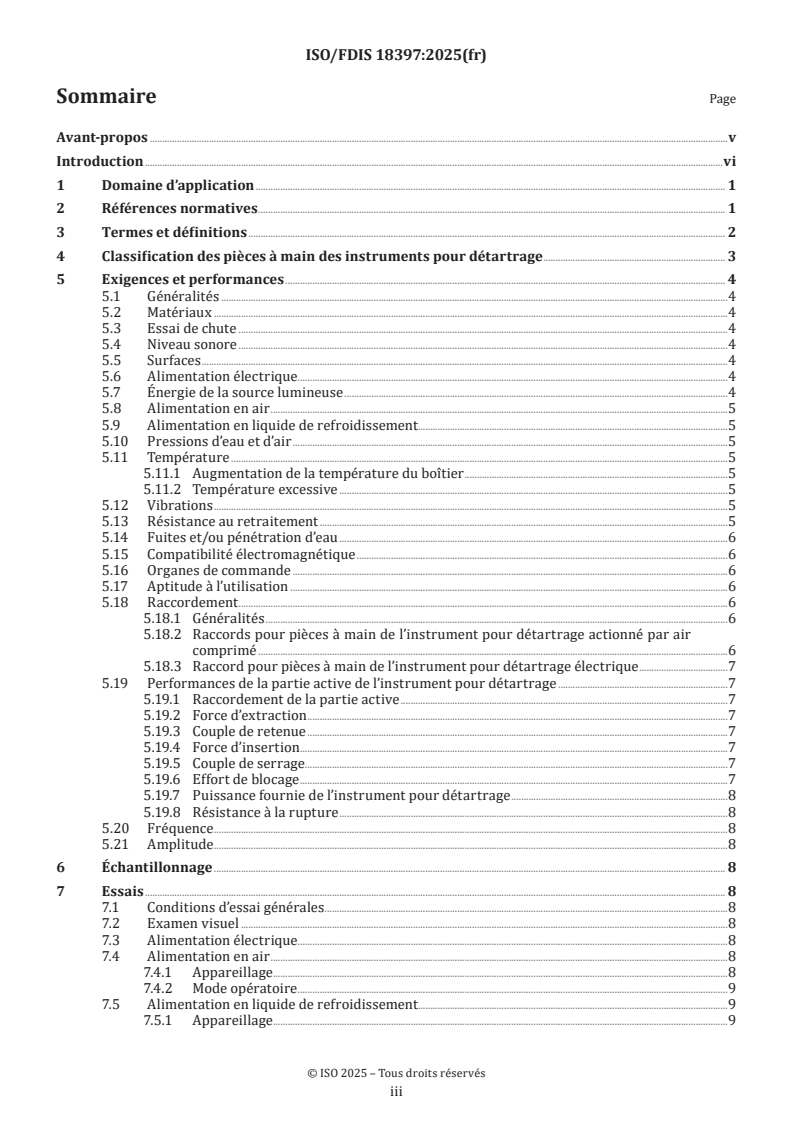 ISO/FDIS 18397 - Médecine bucco-dentaire — Instruments pour détartrage
Released:23. 03. 2025