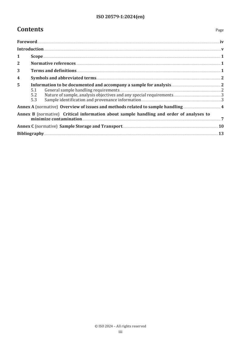 ISO 20579-1:2024 - Surface chemical analysis — Sample handling, preparation and mounting — Part 1: Documenting and reporting the handling of specimens prior to analysis
Released:18. 09. 2024