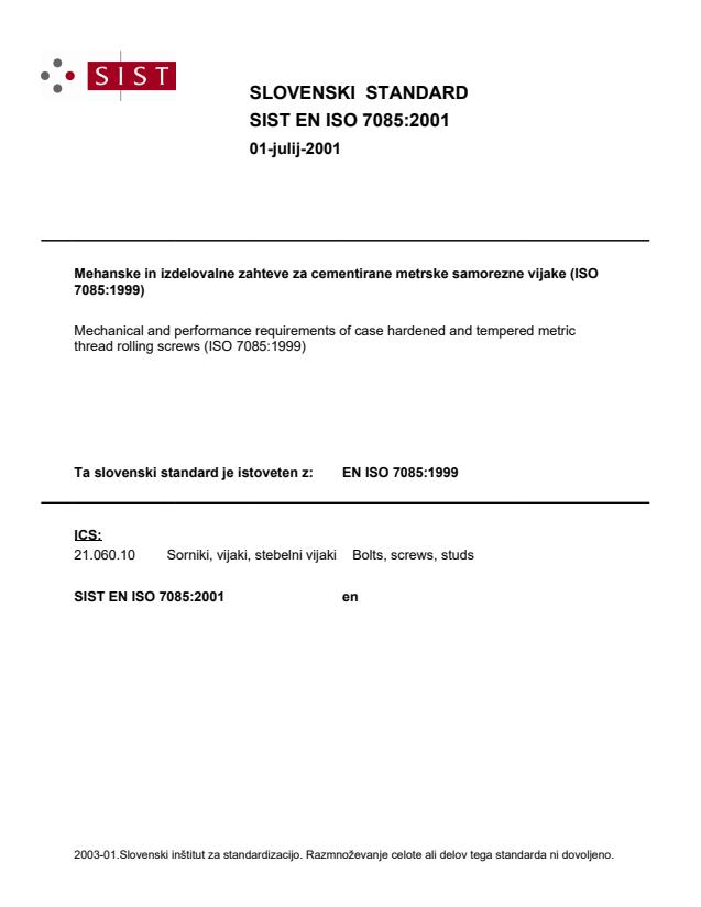 EN ISO 7085 2001