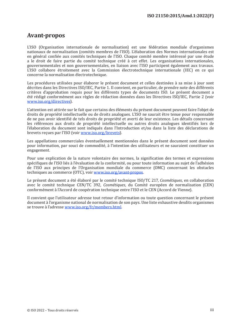 ISO 21150:2015/Amd 1:2022 - Cosmetics — Microbiology — Detection of Escherichia coli — Amendment 1
Released:30. 08. 2022