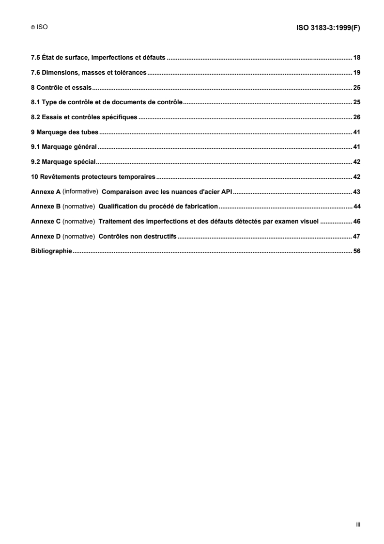 ISO 3183-3:1999 ISO 3183-3:1999 - Industries du pétrole et du gaz naturel — Tubes en acier pour le transport des fluides combustibles — Conditions techniques de livraison — Partie 3: Tubes de classe de prescription C
Released:4/15/1999