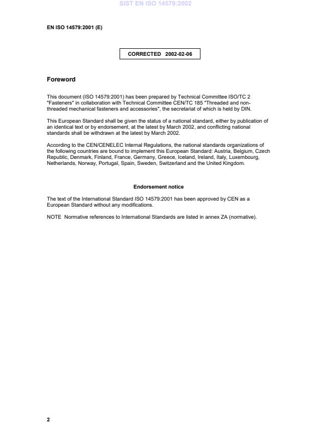 EN ISO 14579:2001 EN ISO 14579:2002 - Page 4 preview