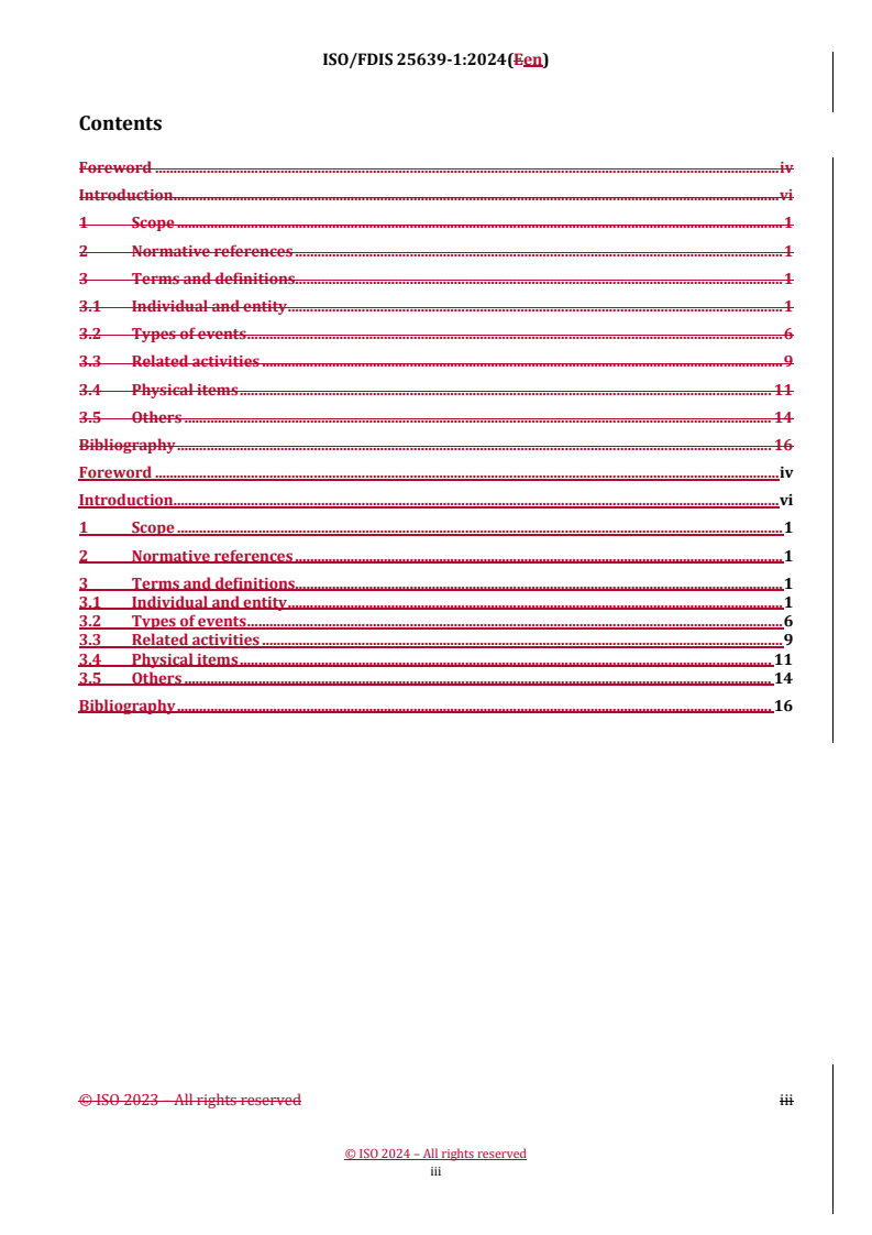 REDLINE ISO/FDIS 25639-1 - Exhibitions and events — Part 1: Vocabulary
Released:11/27/2024