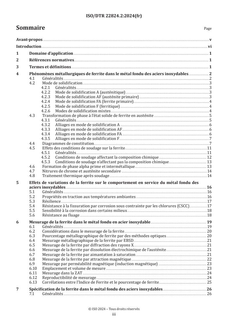 ISO/DTR 22824.2 - Soudage — Bonnes pratiques pour la spécification et le mesurage de la ferrite dans le métal fondu des aciers inoxydables
Released:10/2/2024