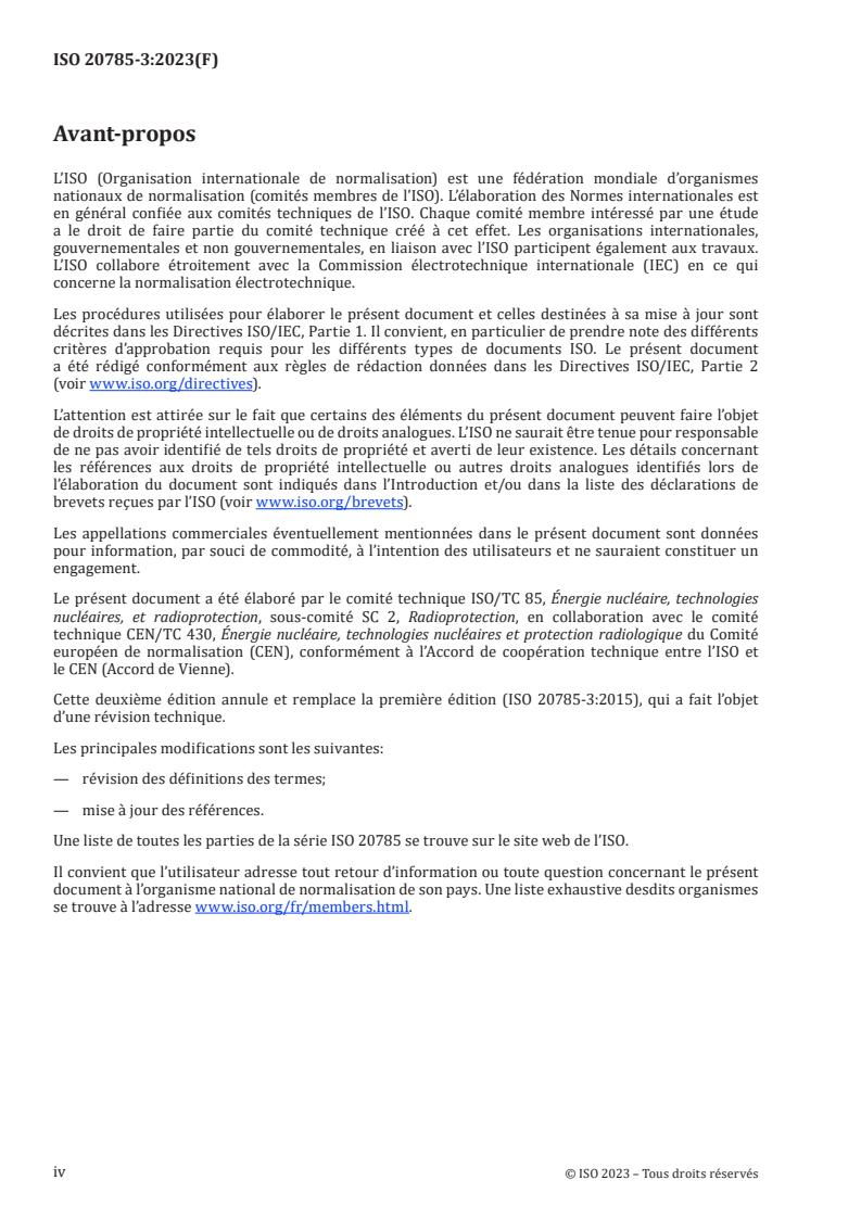 ISO 20785-3:2023 ISO 20785-3:2023 - Dosimétrie pour les expositions au rayonnement cosmique à bord d'un avion civil — Partie 3: Mesurages à bord d'avions
Released:13. 06. 2023 - Page 4 preview
