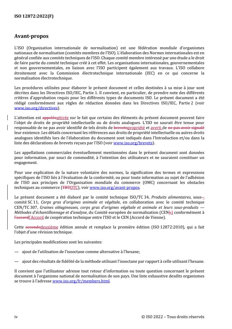ISO 12872:2022 REDLINE ISO 12872:2022 - Olive oils and olive-pomace oils — Determination of the 2-glyceryl monopalmitate content
Released:2. 09. 2022 - Page 4 preview