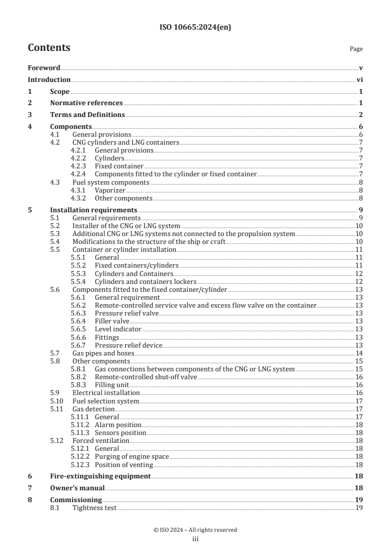 ISO 10665:2024 - Ships and marine technology — Ship design — CNG and LNG propulsion system
Released:11/27/2024