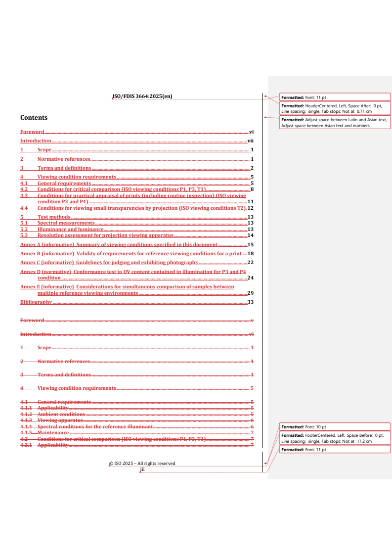 REDLINE ISO/FDIS 3664 - Graphic technology and photography — Viewing conditions
Released:9. 04. 2025