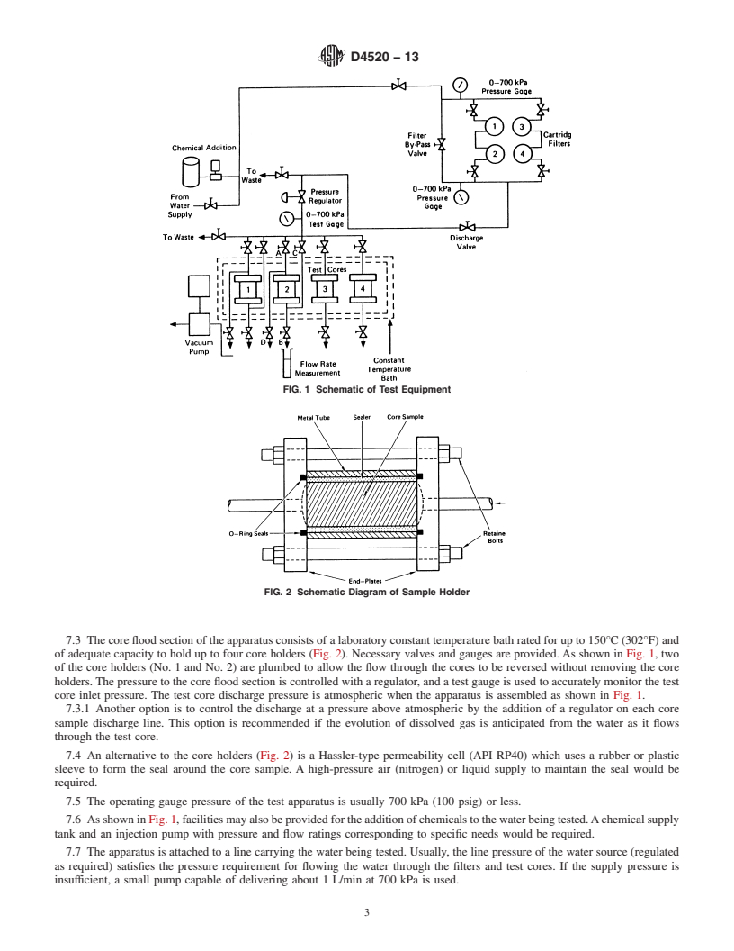 REDLINE ASTM D4520-13 - Standard Practice for  Determining Water Injectivity Through the Use of On-Site Floods