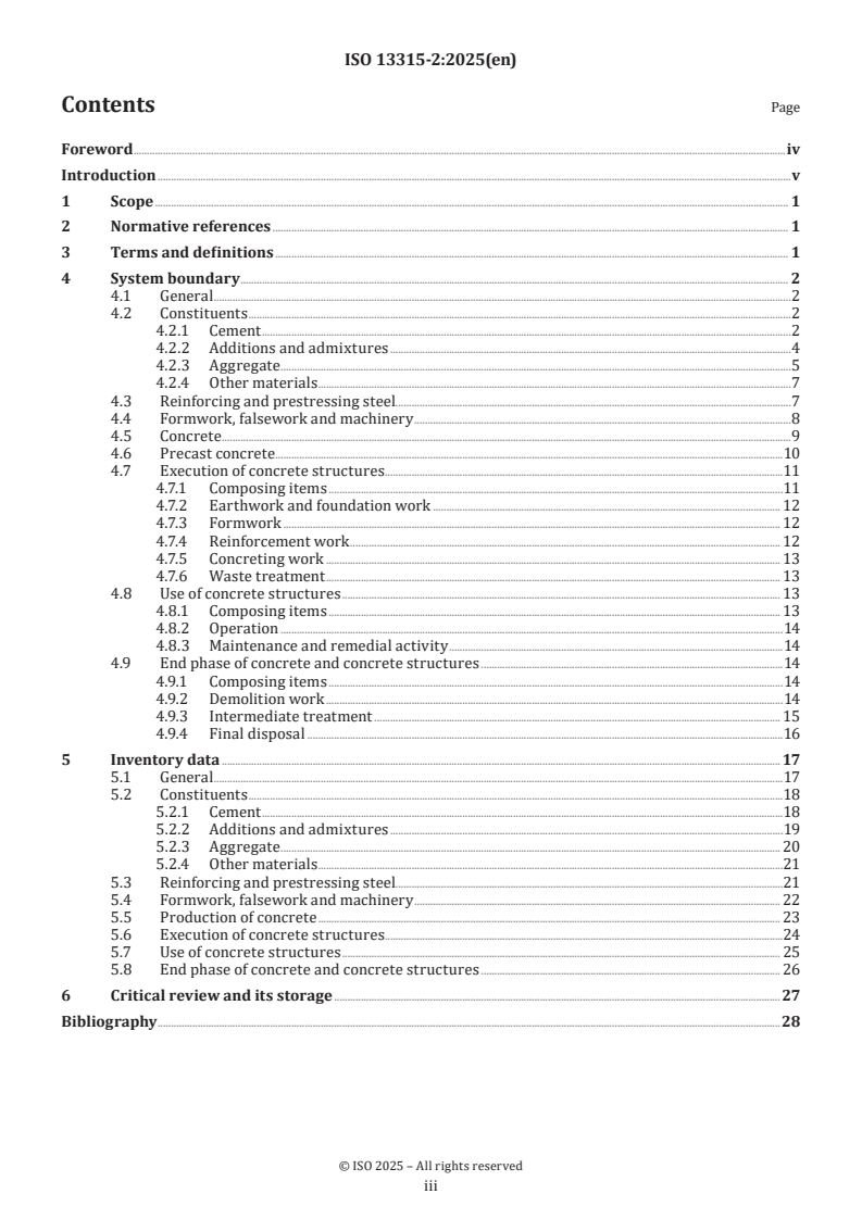 ISO 13315-2:2025 - Environmental management for concrete and concrete structures — Part 2: System boundary and inventory data
Released:7. 01. 2025