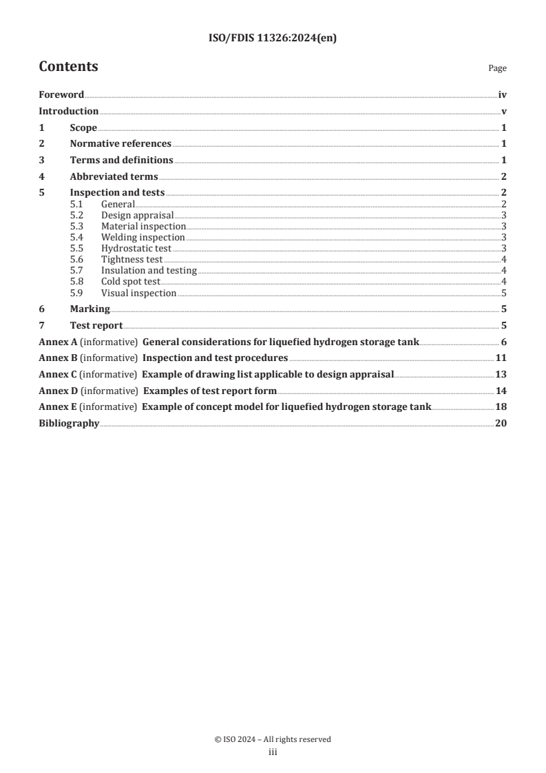 ISO/FDIS 11326 - Ships and marine technology — Test procedures for liquid hydrogen storage tank of hydrogen ships
Released:7/8/2024