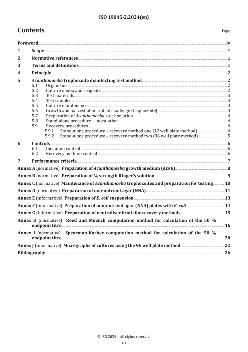 ISO 19045-2:2024 - Ophthalmic optics — Contact lens care products — Part 2: Method for evaluating disinfecting efficacy by contact lens care products using trophozoites of Acanthamoeba species as the challenge organisms
Released:11/28/2024