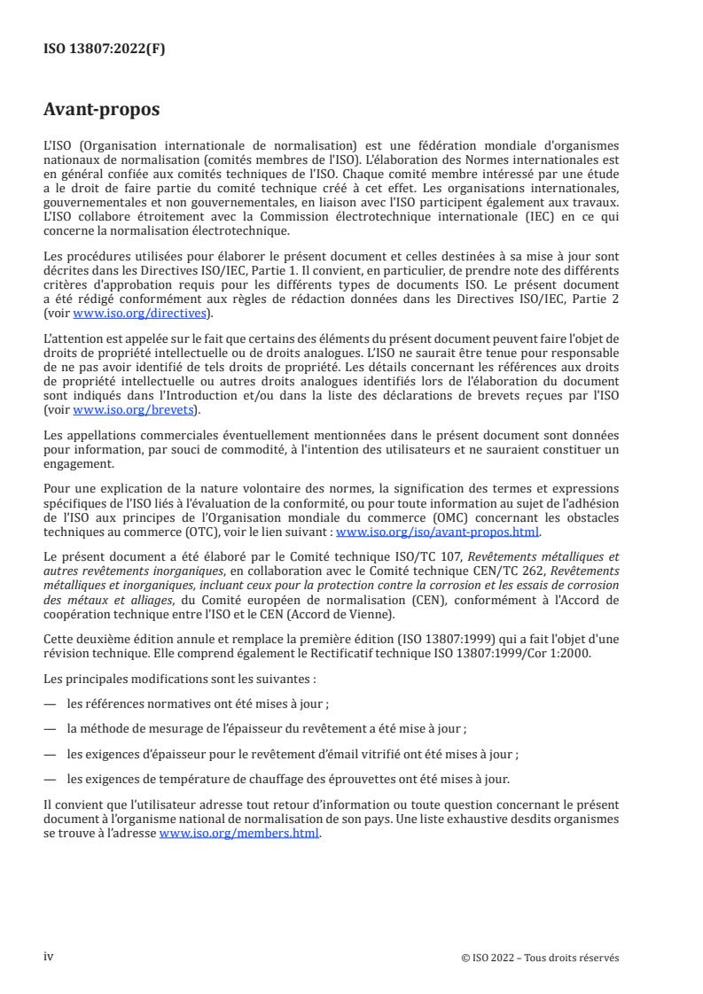 ISO 13807:2022 ISO 13807:2022 - Vitreous and porcelain enamels — Determination of crack formation temperature in the thermal shock testing of enamels for the chemical industry
Released:14. 10. 2022 - Page 4 preview