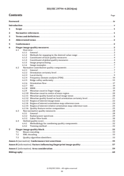 ISO/IEC 29794-4:2024 ISO/IEC 29794-4:2024 - Information technology — Biometric sample quality — Part 4: Finger image data
Released:30. 09. 2024 - Page 3 preview
