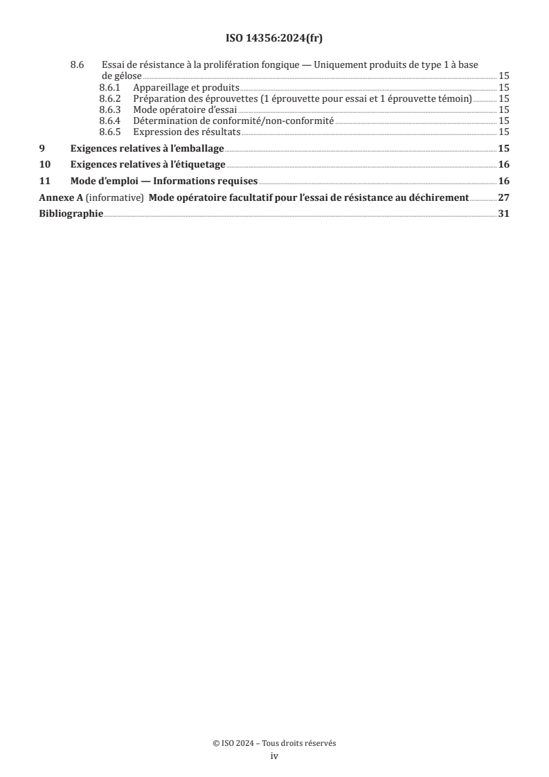ISO 14356:2024 ISO 14356:2024 - Médecine bucco-dentaire — Produits pour duplication
Released:16. 10. 2024 - Page 4 preview
