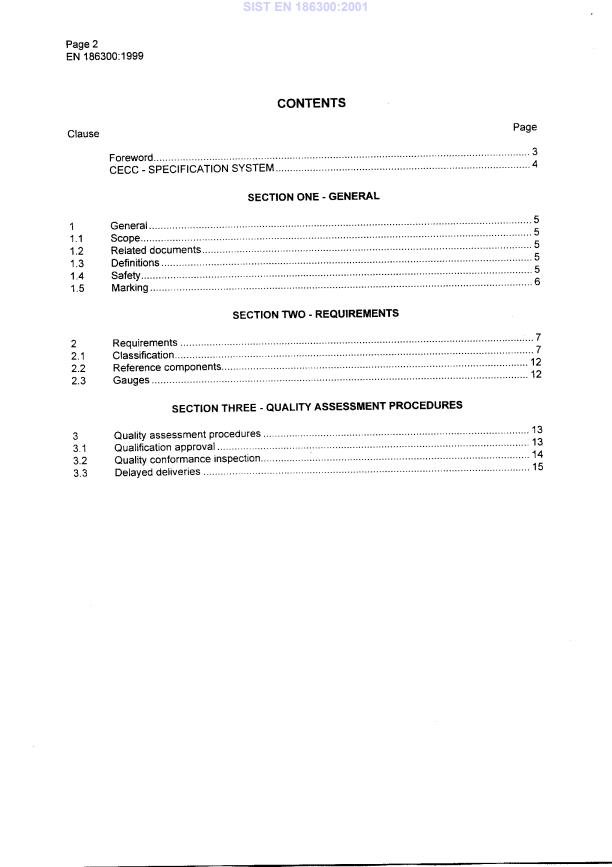 EN 186300:1999 EN 186300:2001 - Page 4 preview