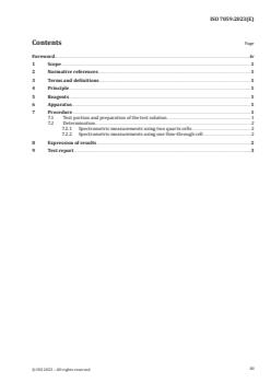 ISO 7059:2023 - Caprolactam for industrial use — Determination of absorbance at a wavelength of 290 nm
Released:17. 07. 2023 - Page 3 preview