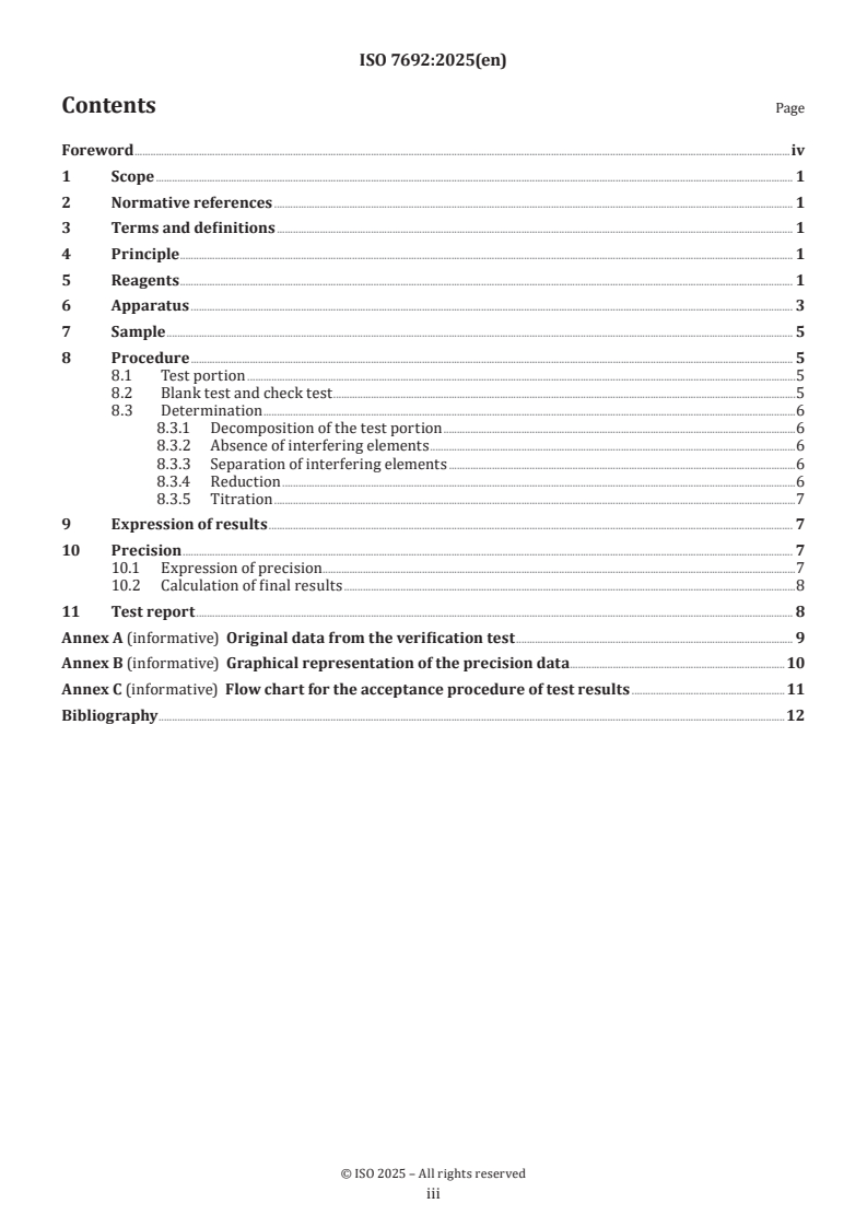 ISO 7692:2025 - Ferrotitanium — Determination of titanium content — Titrimetric method
Released:27. 01. 2025