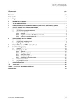 ISO/TS 11796:2023 - Biological evaluation of medical devices — Requirements for interlaboratory studies to demonstrate the applicability of validated in vitro methods to assess the skin sensitization of medical devices
Released:27. 07. 2023 - Page 3 preview