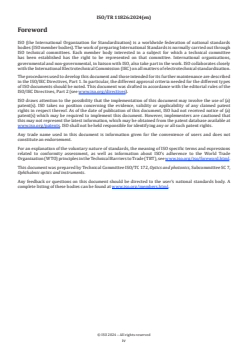 ISO/TR 11826:2024 ISO/TR 11826:2024 - Ophthalmic optics — Spectacle lenses — Aspects of three-dimensional properties and reference markings
Released:17. 07. 2024 - Page 4 preview