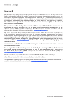 ISO 23016-4:2023 - Fine bubble technology — Agricultural applications — Part 4: Test method for evaluating the number concentration of ultrafine bubbles (UFB) achieving the promotion of barley seed germination
Released:20. 12. 2023 - Page 4 preview