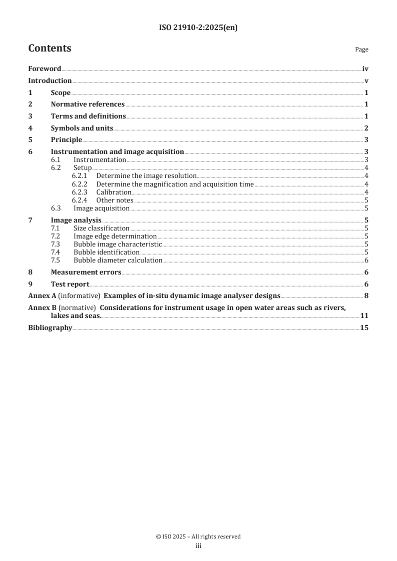 ISO 21910-2:2025 - Fine bubble technology — Characterization of microbubbles — Part 2: In-situ dynamic image analysis method
Released:12. 05. 2025