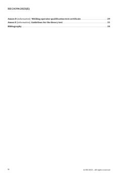 ISO 24394:2023 - Welding for aerospace applications — Qualification test for welders and welding operators — Fusion welding of metallic components
Released:14. 09. 2023 - Page 4 preview