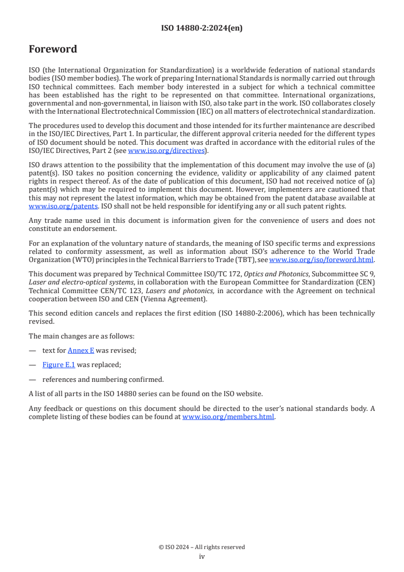 ISO 14880-2:2024 ISO 14880-2:2024 - Optics and photonics — Microlens arrays — Part 2: Test methods for wavefront aberrations
Released:11/13/2024 - Page 4 preview