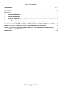ISO 11784:2024 ISO 11784:2024 - Identification des animaux par radiofréquence — Structure du code
Released:12/10/2024 - Page 3 preview