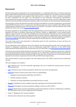 ISO 1135-4:2025 - Transfusion equipment for medical use — Part 4: Transfusion sets for single use, gravity feed
Released:9. 05. 2025 - Page 4 preview