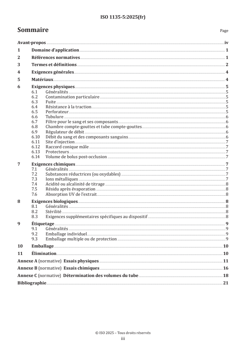 ISO 1135-5:2025 - Matériel de transfusion à usage médical — Partie 5: Transfuseurs non réutilisables avec des appareils de perfusion sous pression
Released:9. 05. 2025
