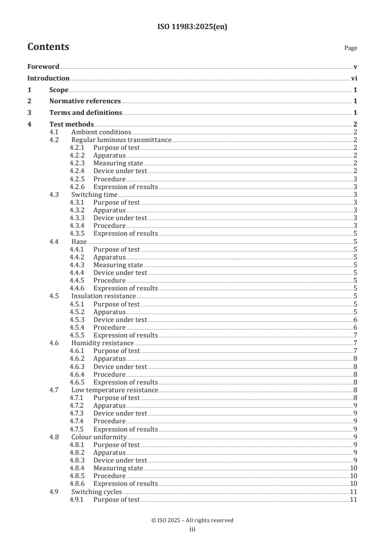 ISO 11983:2025 - Road vehicles — Safety glazing materials — Test methods for electro-switchable glazing
Released:28. 01. 2025