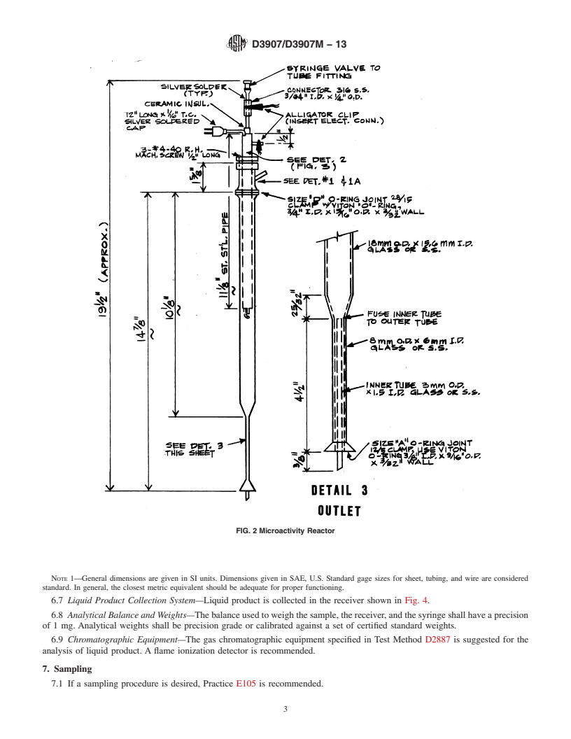 REDLINE ASTM D3907/D3907M-13 - Standard Test Method for Testing Fluid Catalytic Cracking (FCC) Catalysts by Microactivity Test