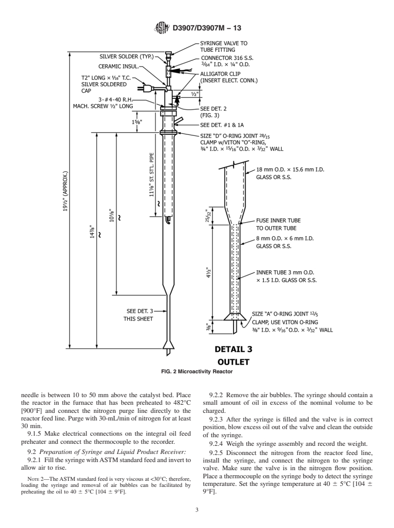 ASTM D3907/D3907M-13 - Standard Test Method for Testing Fluid Catalytic Cracking (FCC) Catalysts by Microactivity Test