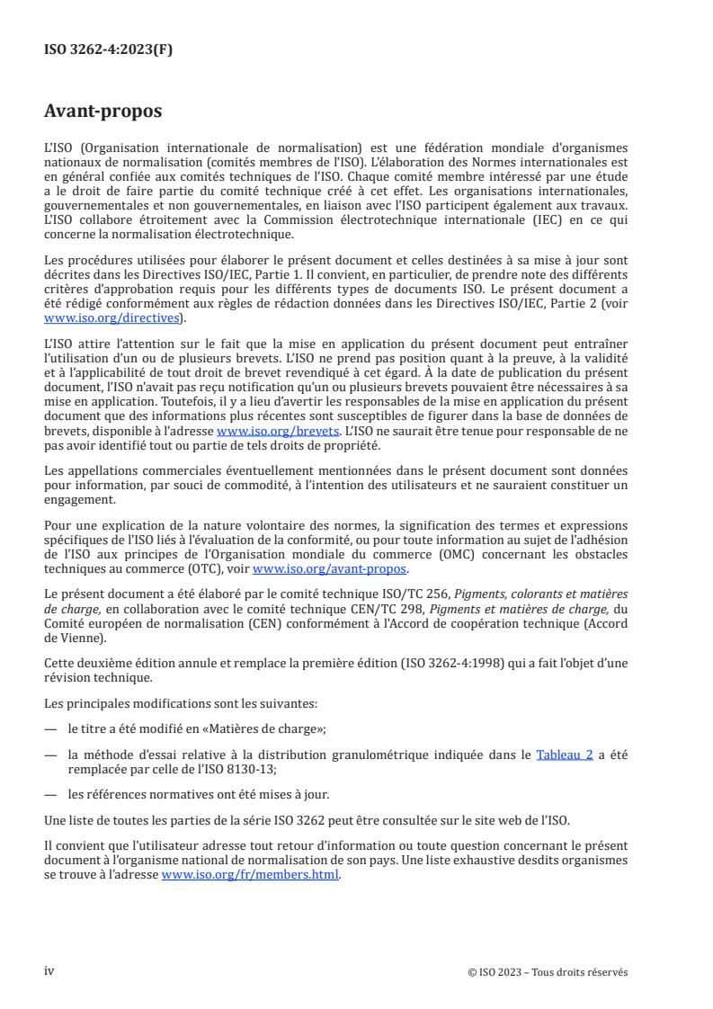 ISO 3262-4:2023 ISO 3262-4:2023 - Matières de charge — Spécifications et méthodes d'essai — Partie 4: Craie
Released:19. 06. 2023 - Page 4 preview