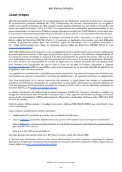 ISO 3262-11:2024 ISO 3262-11:2024 - Matières de charge — Spécifications et méthodes d’essai — Partie 11: Talc naturel, sous forme lamellaire, contenant des carbonates
Released:15. 01. 2024 - Page 4 preview