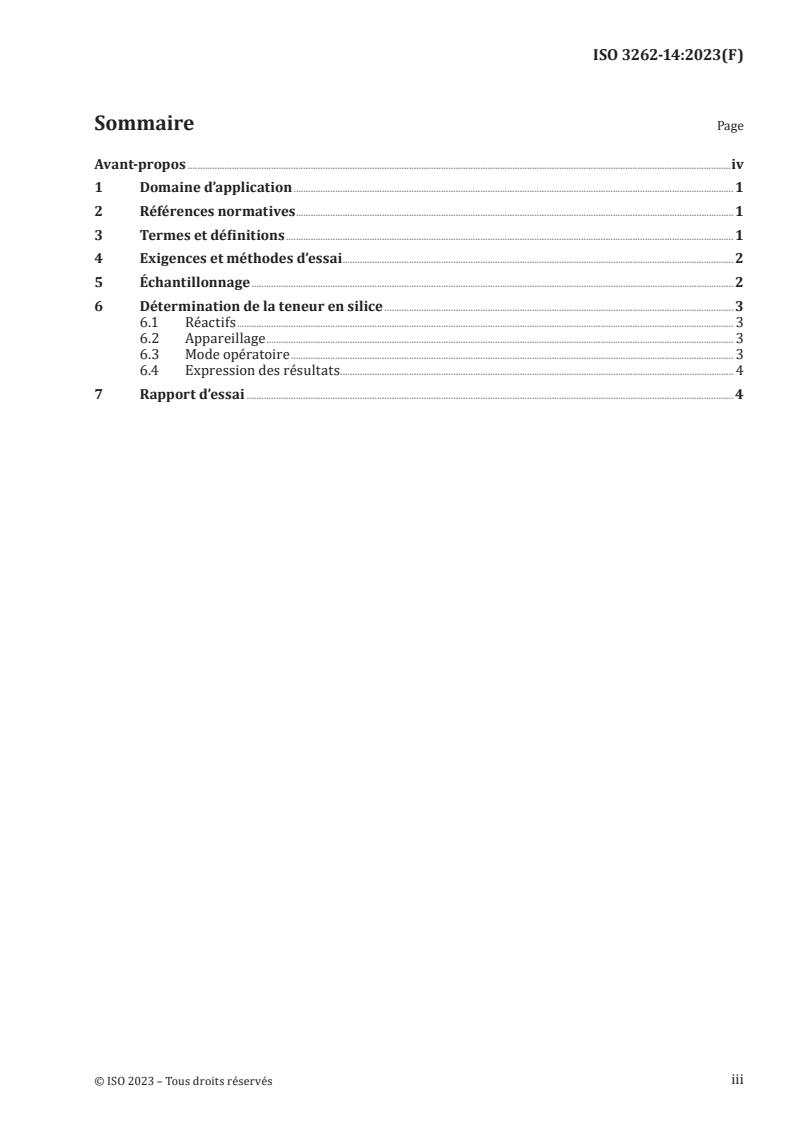ISO 3262-14:2023 - Matières de charge — Spécifications et méthodes d’essai — Partie 14: Cristobalite
Released:17. 07. 2023